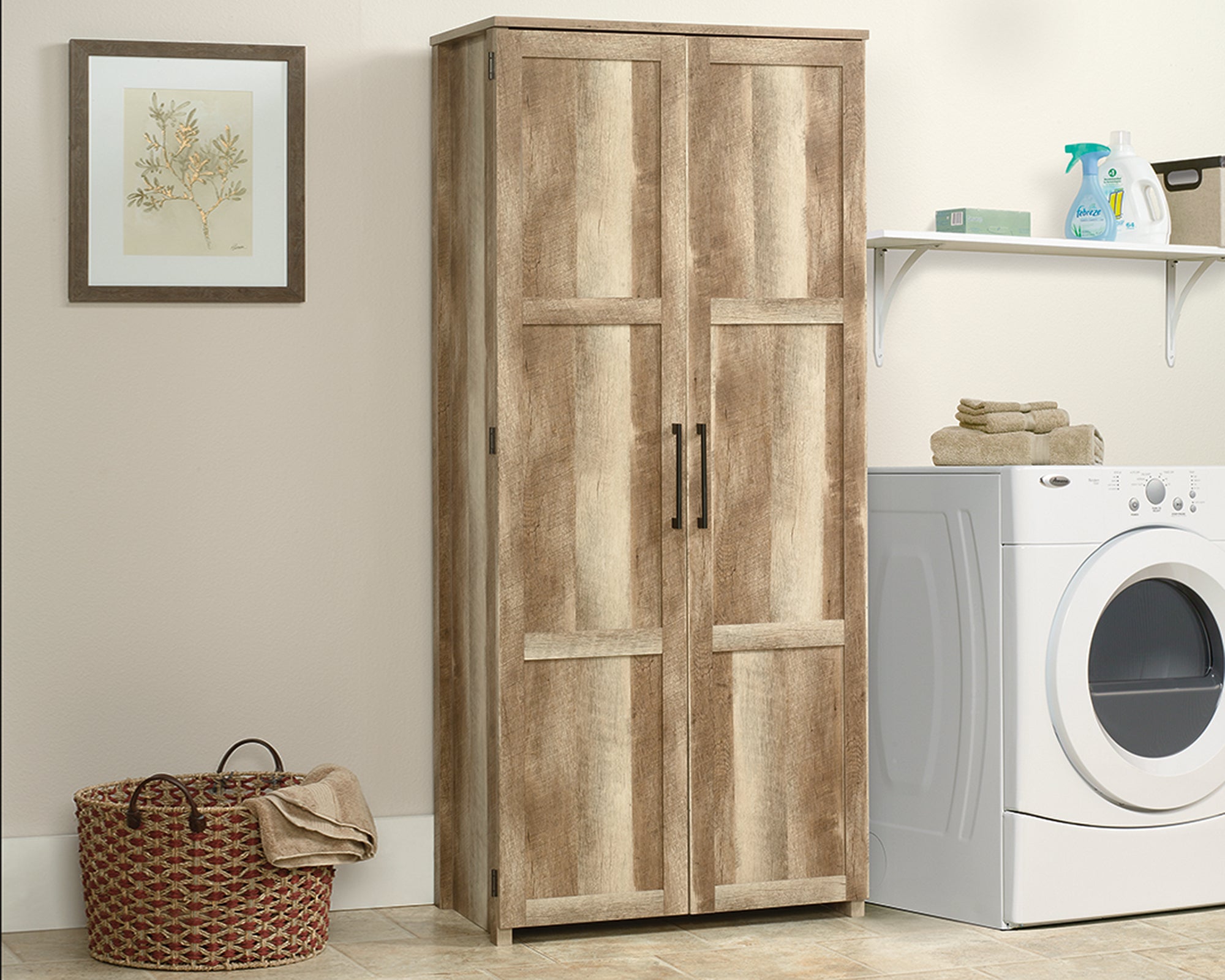 HomePlus Storage Cabinet Lintel Oak