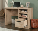 Aspen Post  Desk with File Drawer in Prime Oak