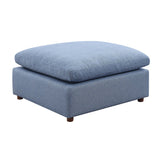 Artisan Broche Ottoman Blue