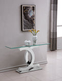 Artisan Gerrye Sofa Table Silver