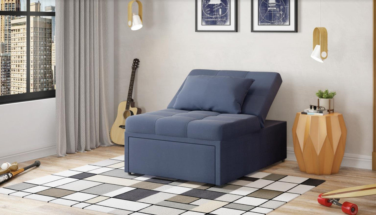 Bellona Mello Pull Out Chair In A Box by Bellona CORVET NAVY