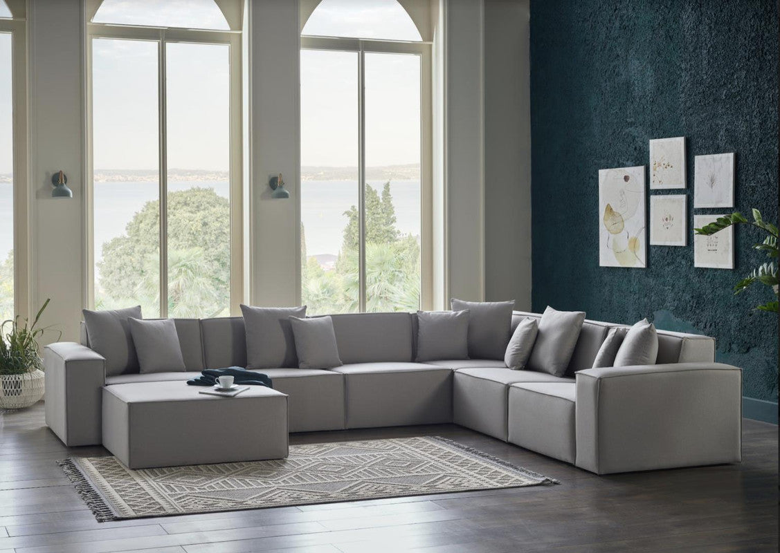 Bellona Daya Modular Sectional by Bellona MANORI GREY 5-Piece