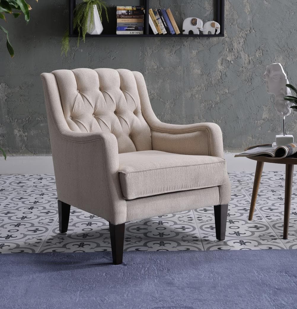 Bellona Pearle Accent Armchair by Bellona PEARLE CREAM