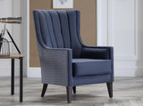 Bellona Palmer Accent Armchair by Bellona CORVET NAVY