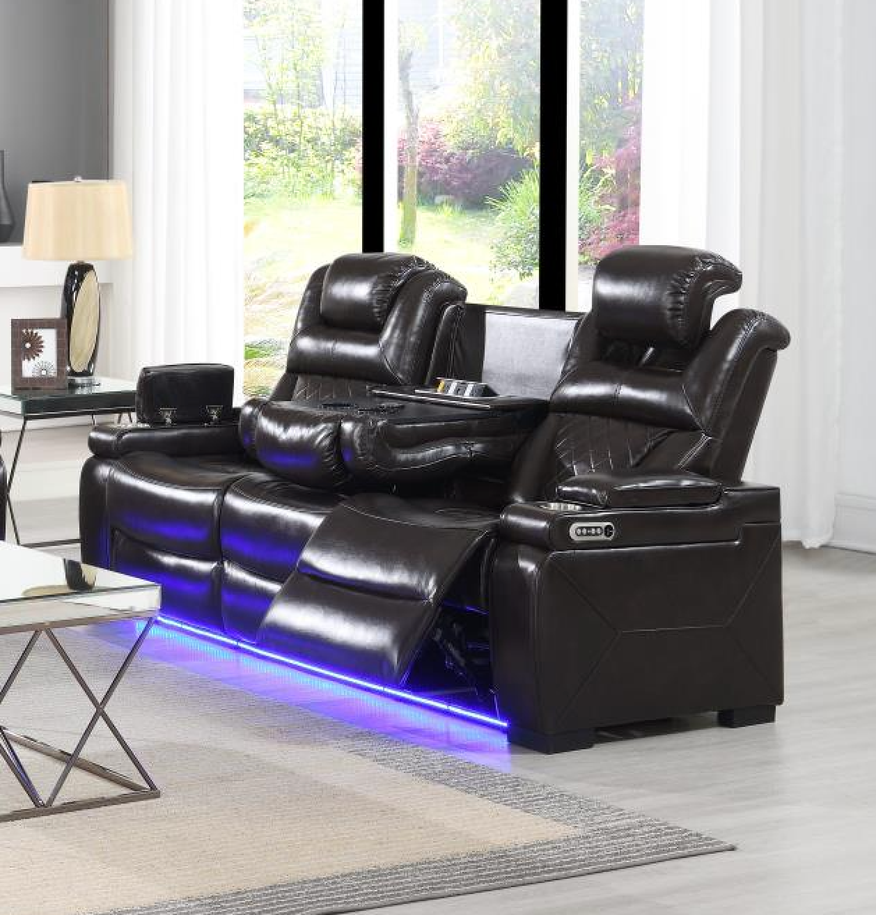 Power Reclining Sofa-Power Reclining Loveseat