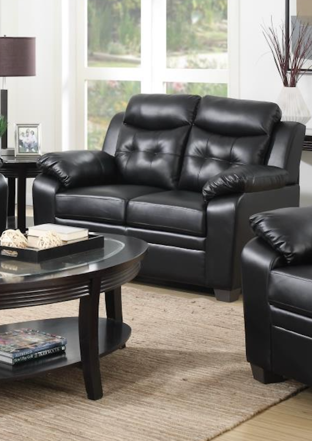 Black Loveseat