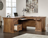 Palladia  L-Shaped Desk in Vintage Oak finish