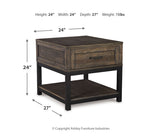 Johurst Rectangular End Table