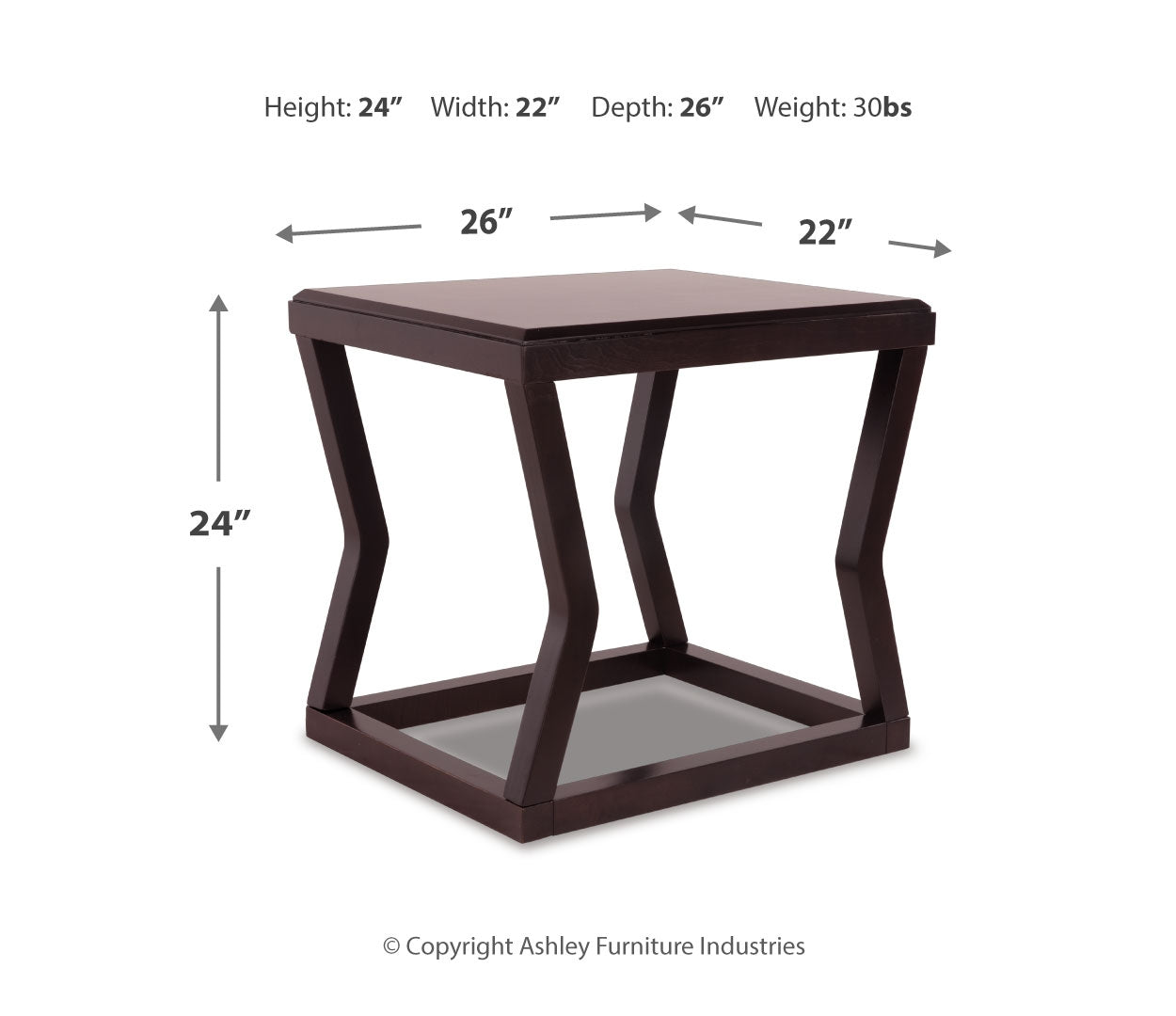 Kelton Rectangular End Table