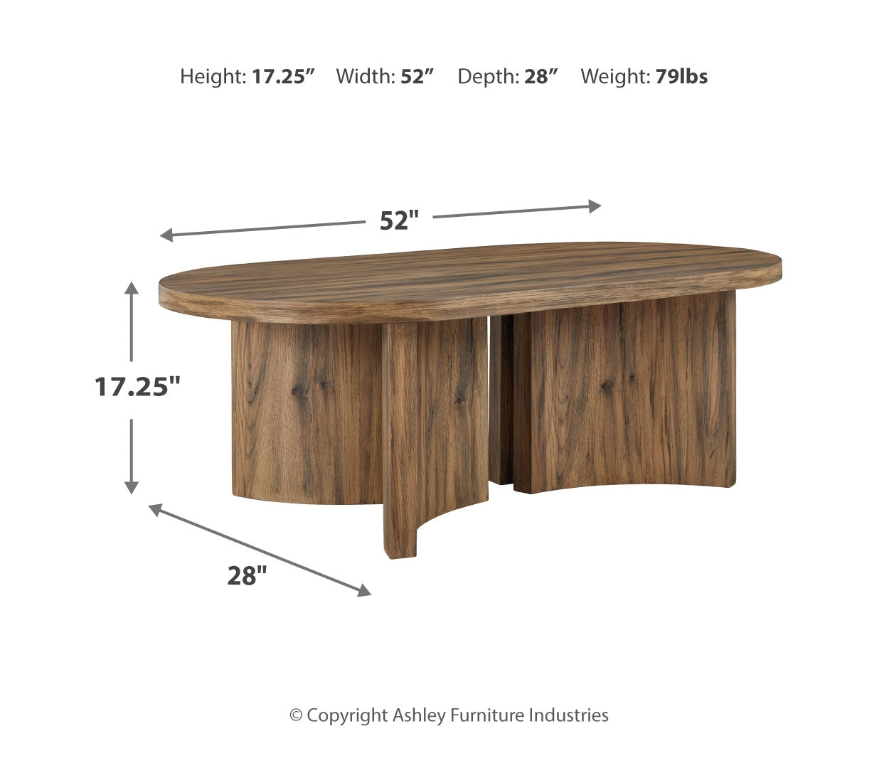 Austanny Coffee Table with 2 End Tables