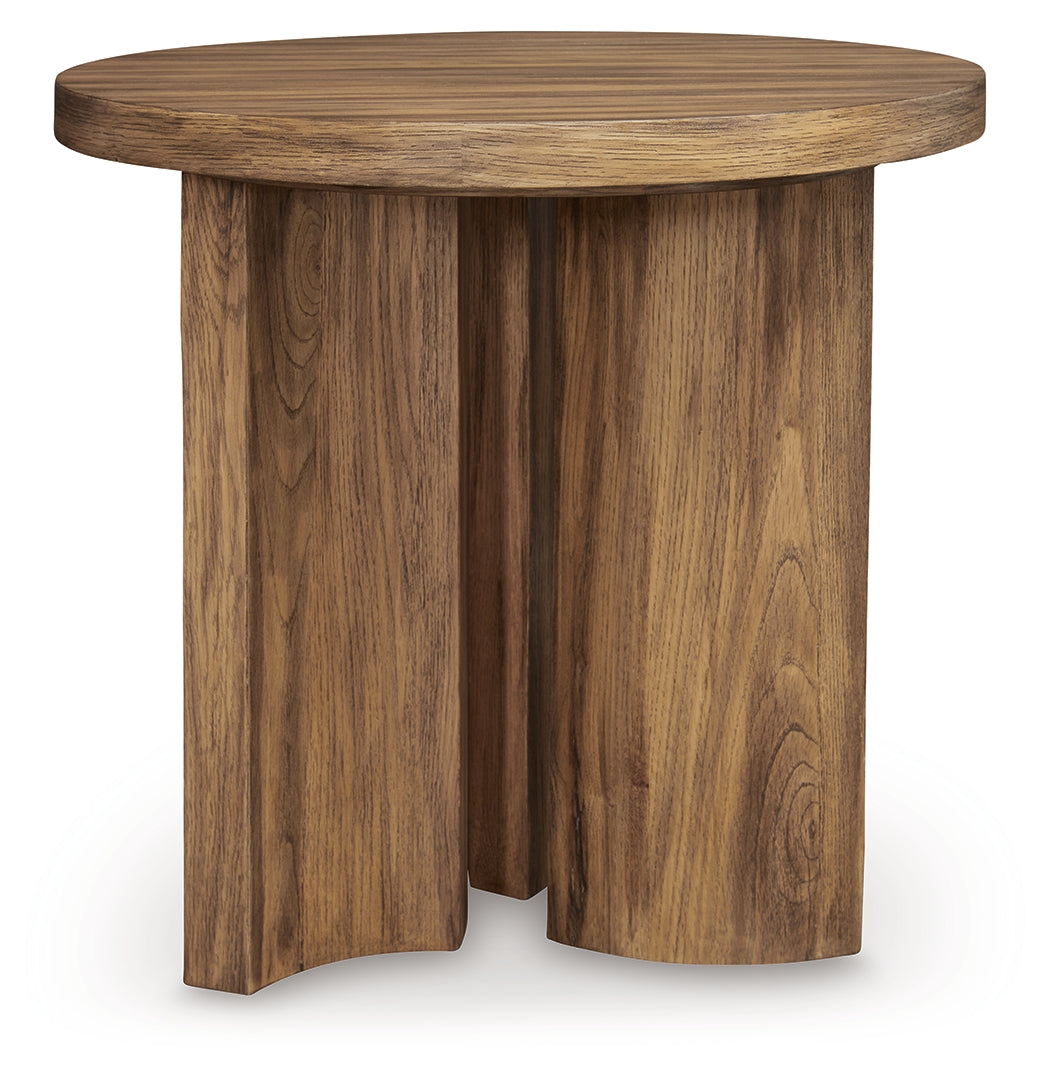 Austanny Round End Table