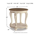 Realyn Round End Table