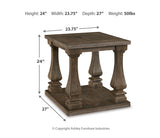 Johnelle Rectangular End Table