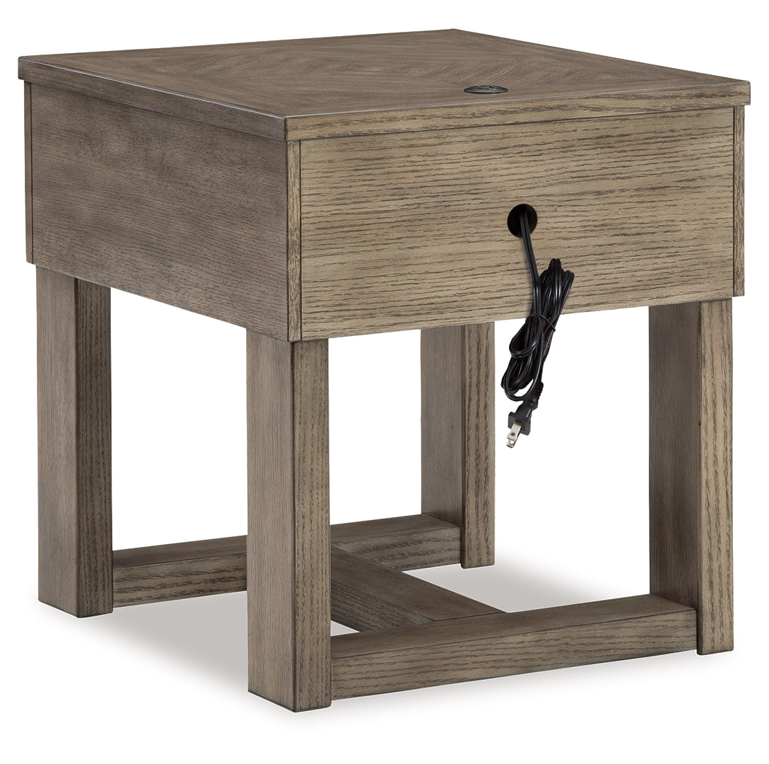 Loyaska Rectangular End Table