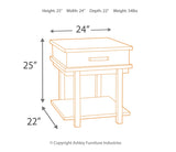 Stanah Rectangular End Table