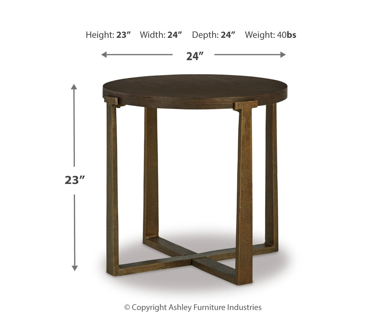 Balintmore Coffee Table with 2 End Tables