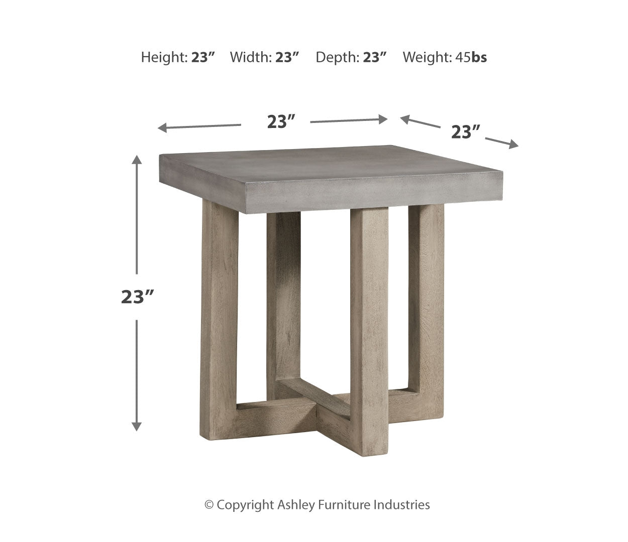 Lockthorne Square End Table