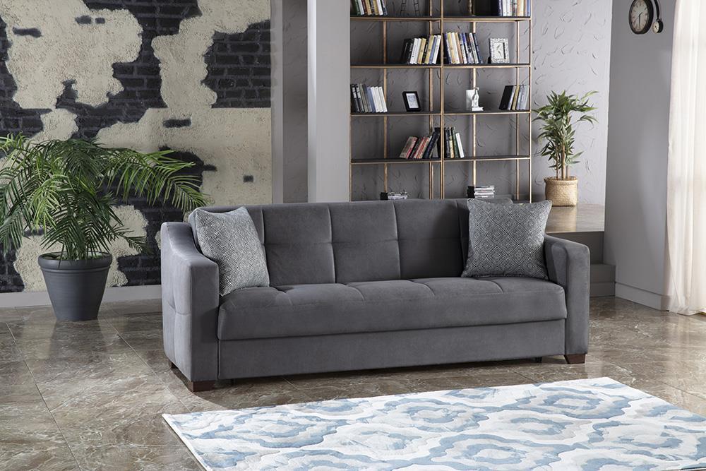 Bellona Tahoe 3 Seat Sleeper Sofa by Bellona MELSON DARK GRAY