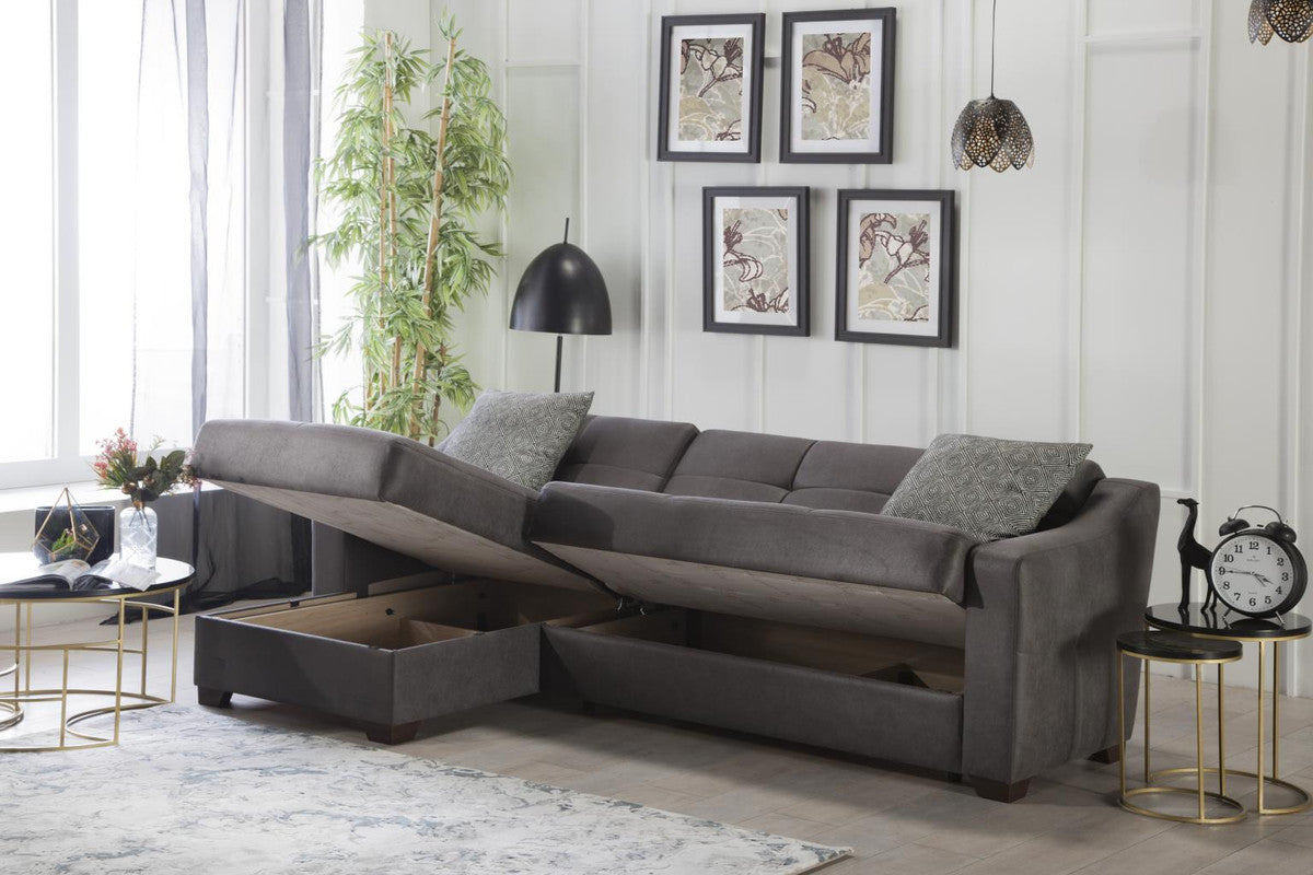 Bellona Tahoe Sleeper Sectional by Bellona DARK GRAY Sectional Only