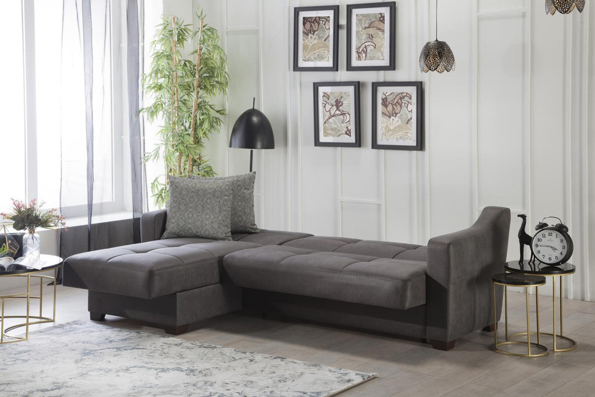 Bellona Tahoe Sleeper Sectional by Bellona DARK GRAY Sectional Only