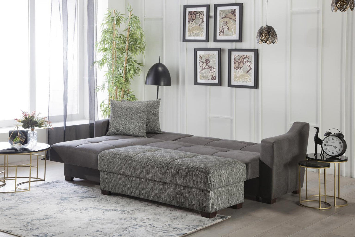 Bellona Tahoe Sleeper Sectional by Bellona DARK GRAY Sectional Only