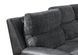 6 Pc Dark Gray Power Reclining Sectional W/Power Headrest