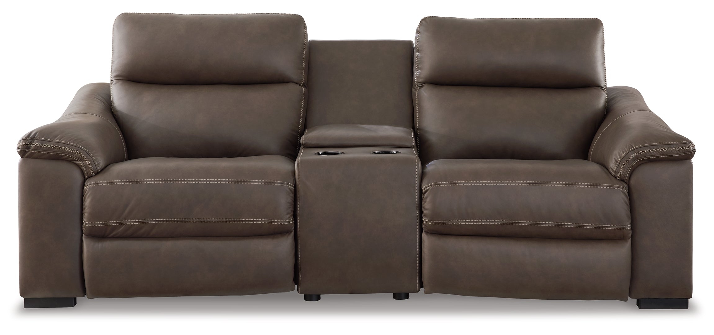 3-Piece Power Reclining Sectional Loveseat with Console