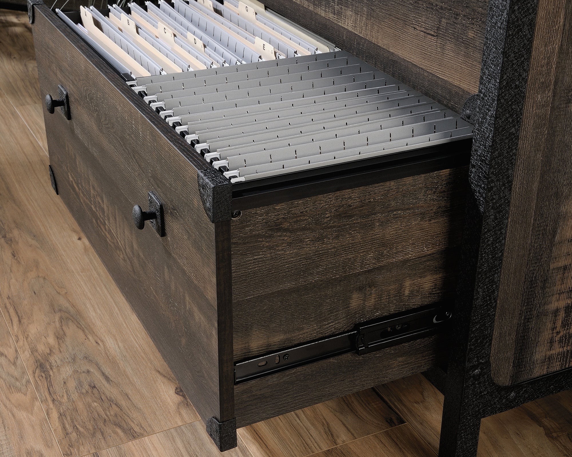 Steel River  2-Drawer Lateral File Cabinet in Carbon Oak