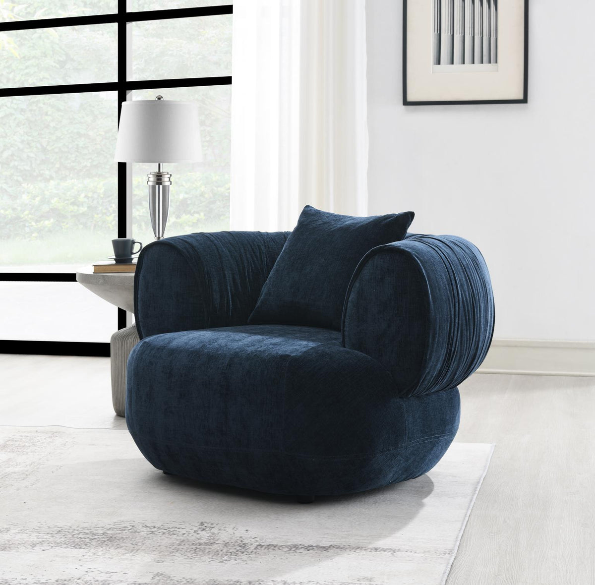 Blue Accent Chair