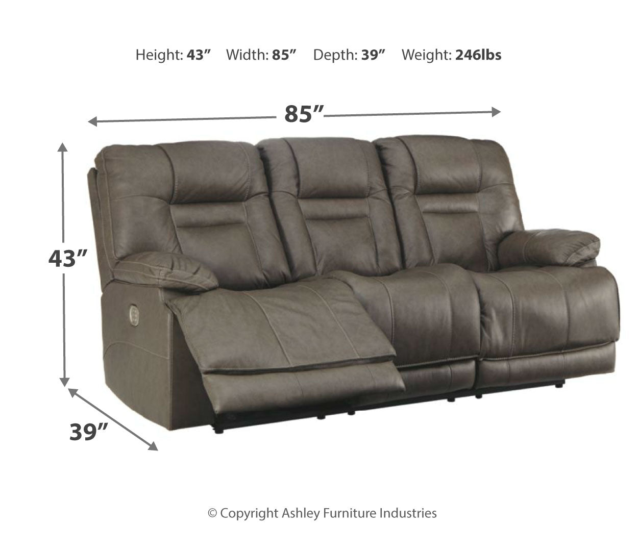 Wurstrow Sofa, Loveseat and Recliner