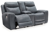 Mindanao PWR REC Loveseat/CON/ADJ HDRST