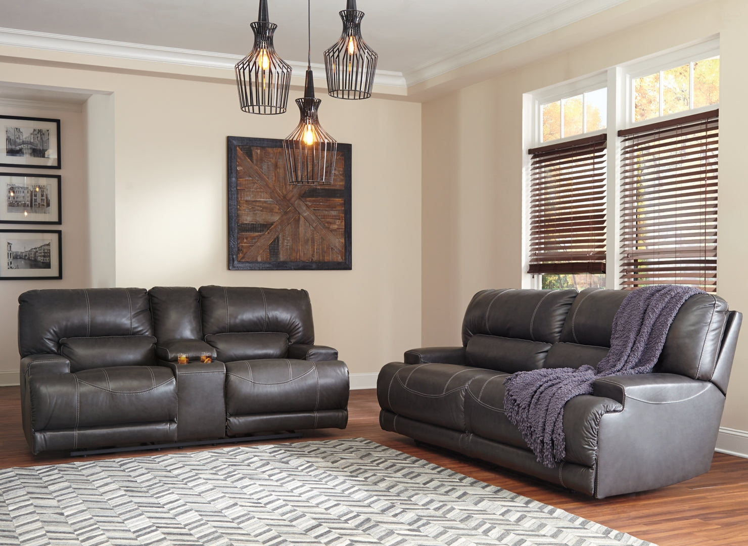 McCaskill Sofa, Loveseat and Recliner