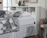 River Ranch Full/Queen Bookcase Headboard in White