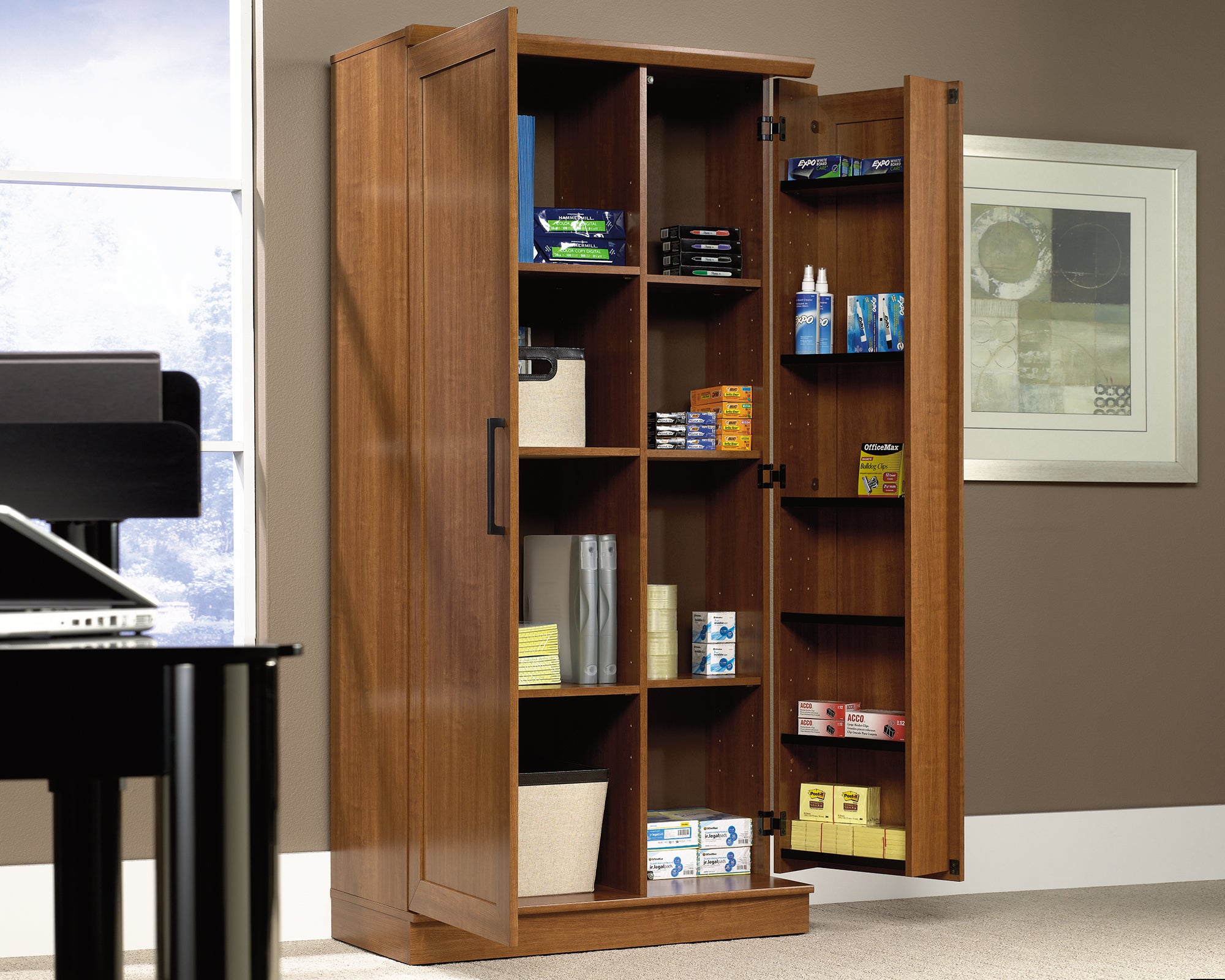 HomePlus Storage Cabinet Sienna Oak