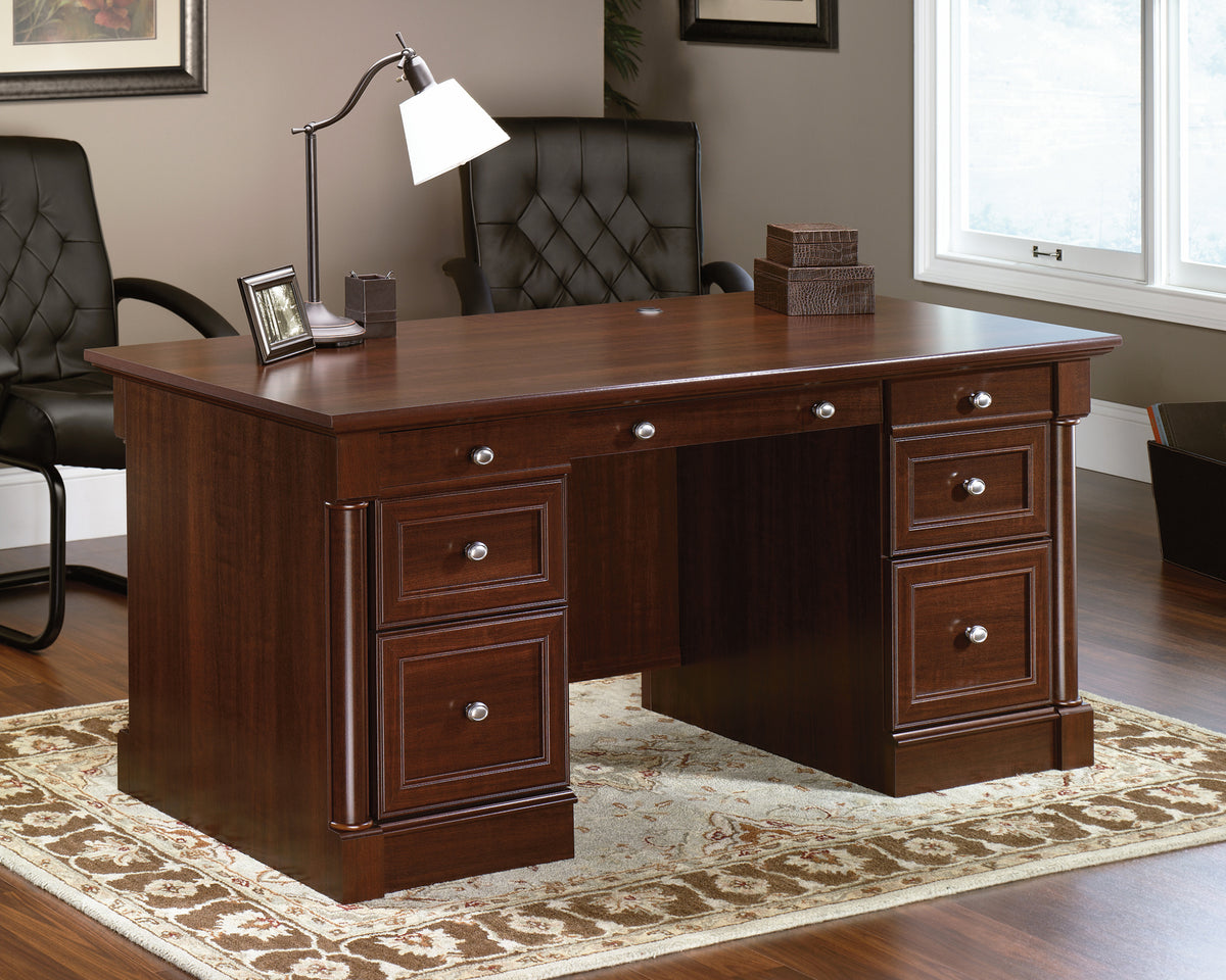 Palladia  Executive Desk in Select Cherry