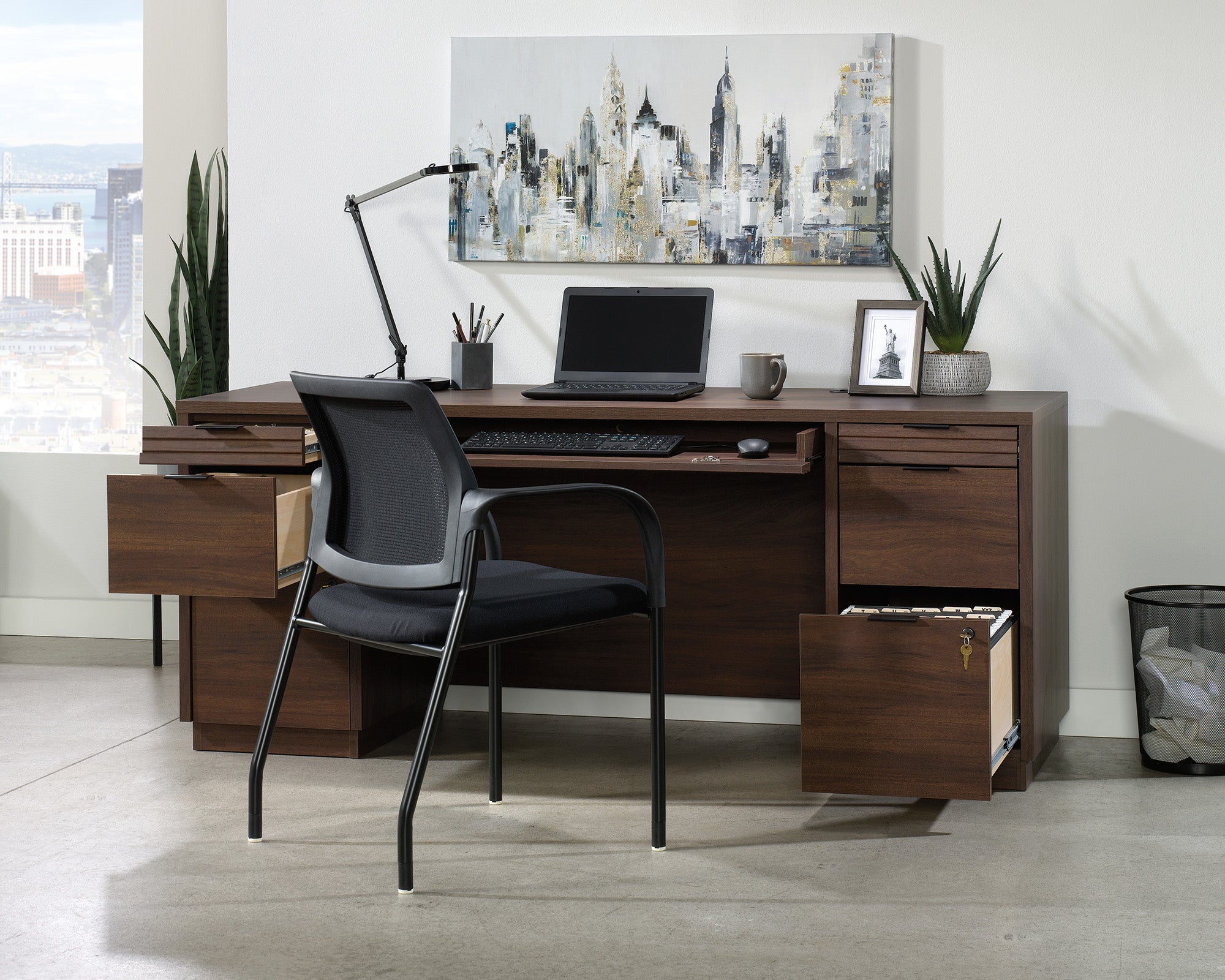 Palo Alto 72" Commercial Office Credenza with Storage