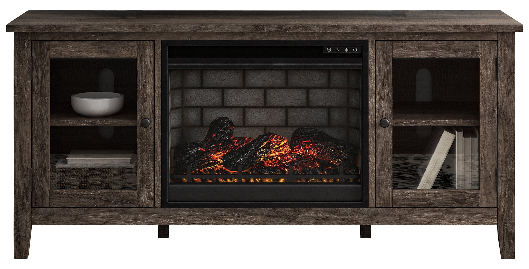 Arlenbry 60" TV Stand with Electric Fireplace