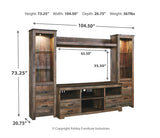 Trinell 4-Piece Entertainment Center