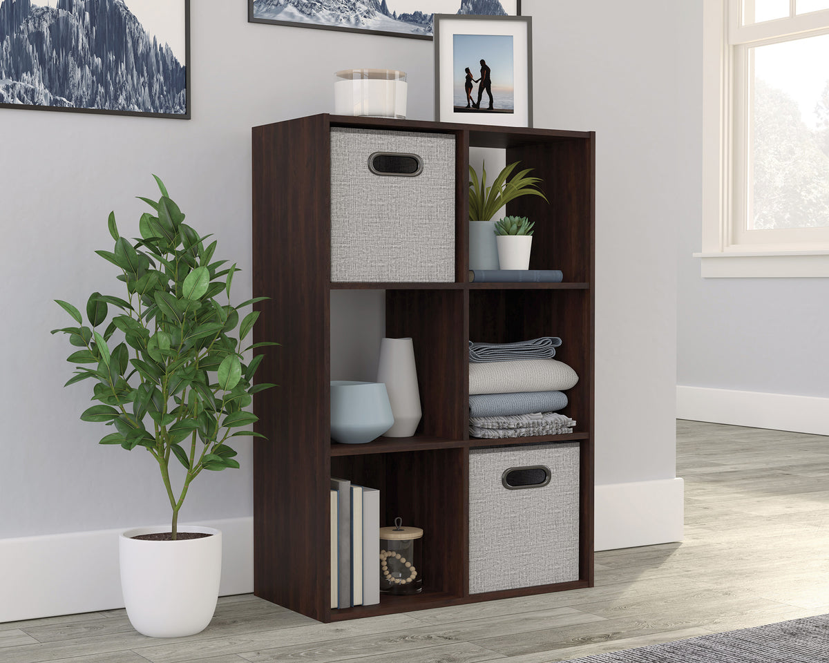 Sauder Select 6-Cube Organizer Storage Cubby Unit