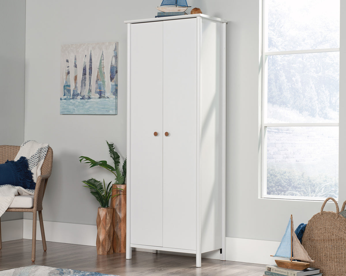 Sauder Select Two-Door Storage Cabinet in White