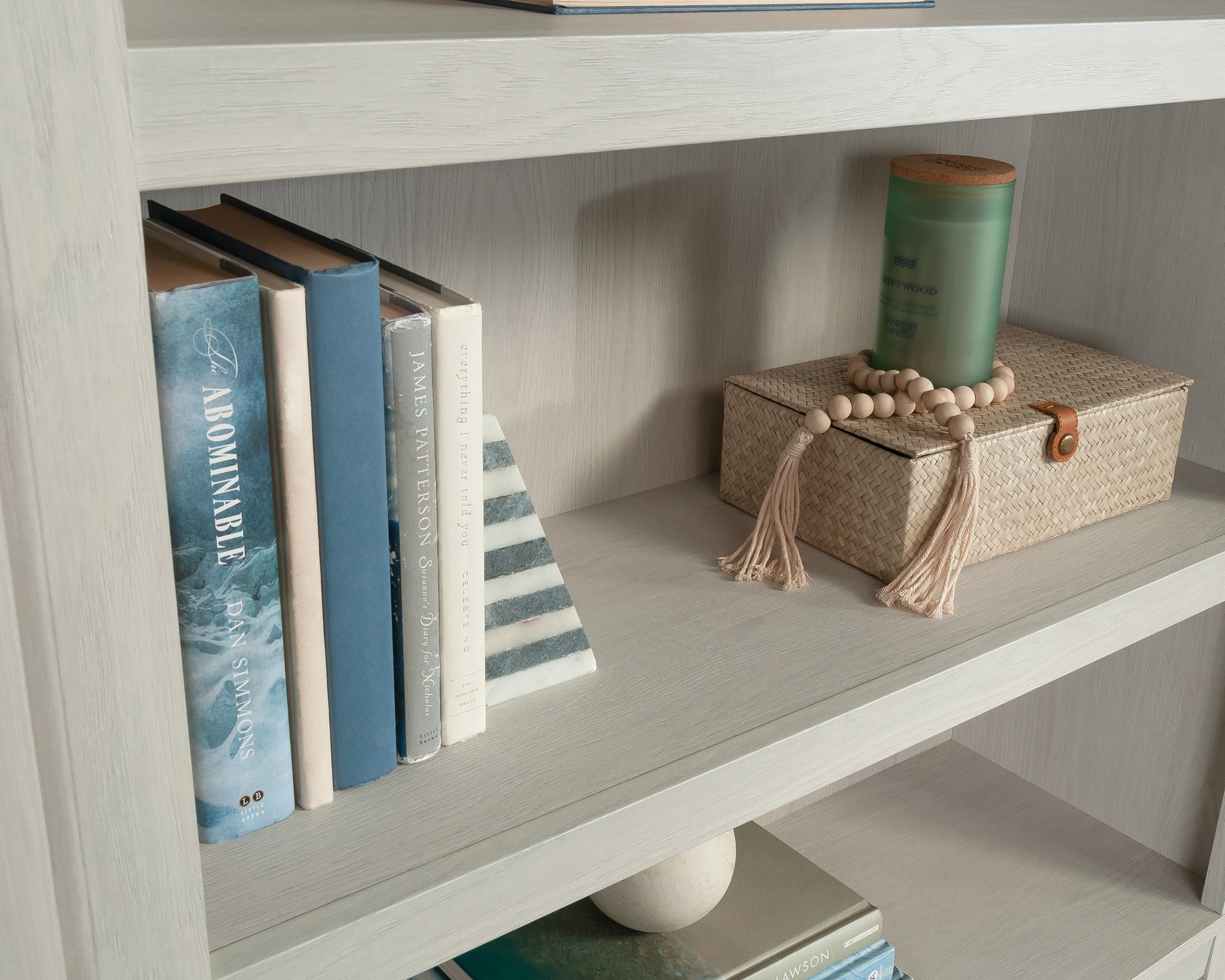 Sauder Select 5-Shelf Display Bookcase in Glacier Oak