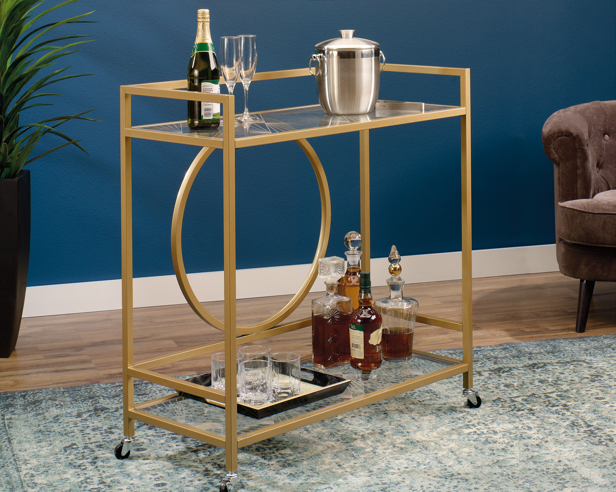 International Lux Bar Cart