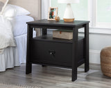 Trestle  1-Drawer Night Stand in Raven Oak