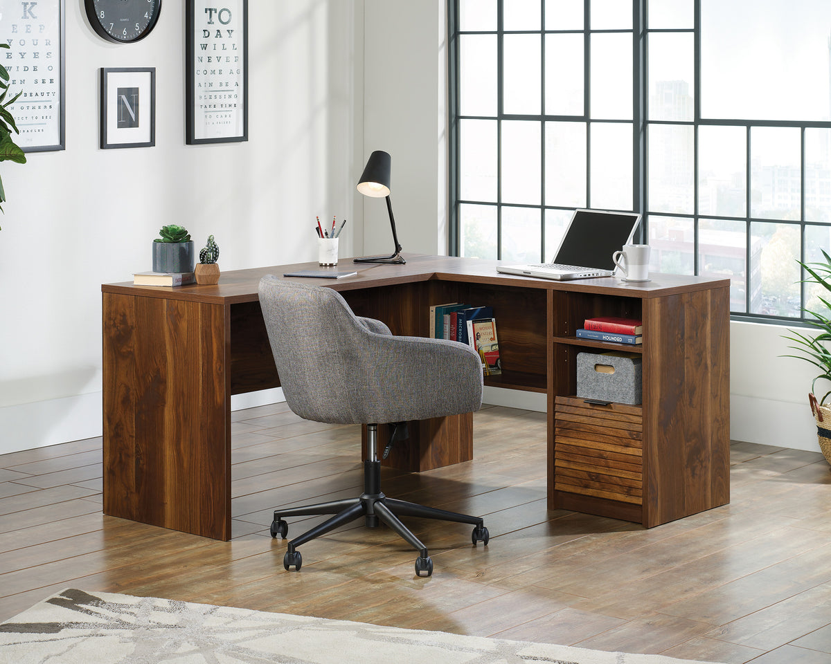 Harvey Park  Mid-Century Modern L-Shaped Office Desk