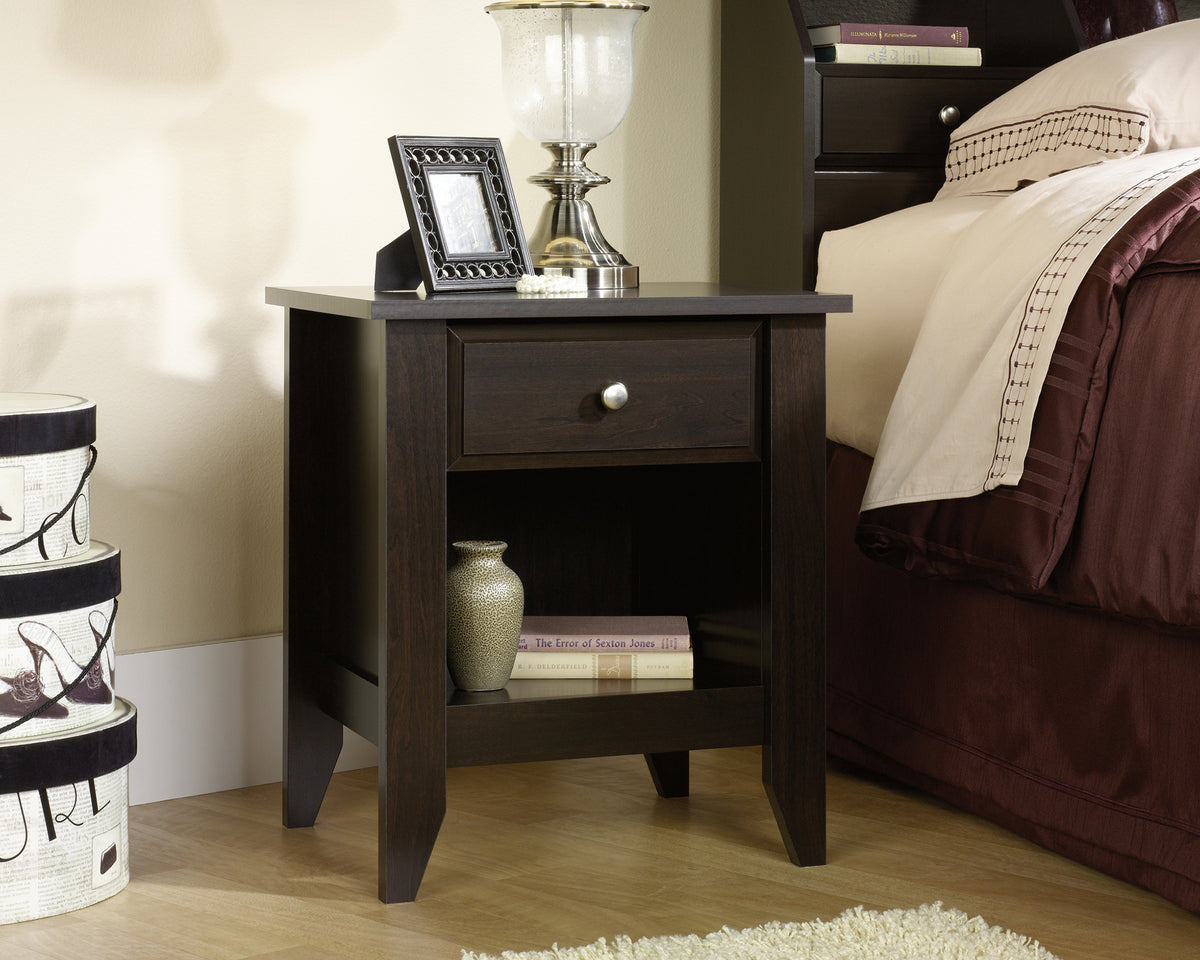 Shoal Creek  Night Stand Jamocha Wood