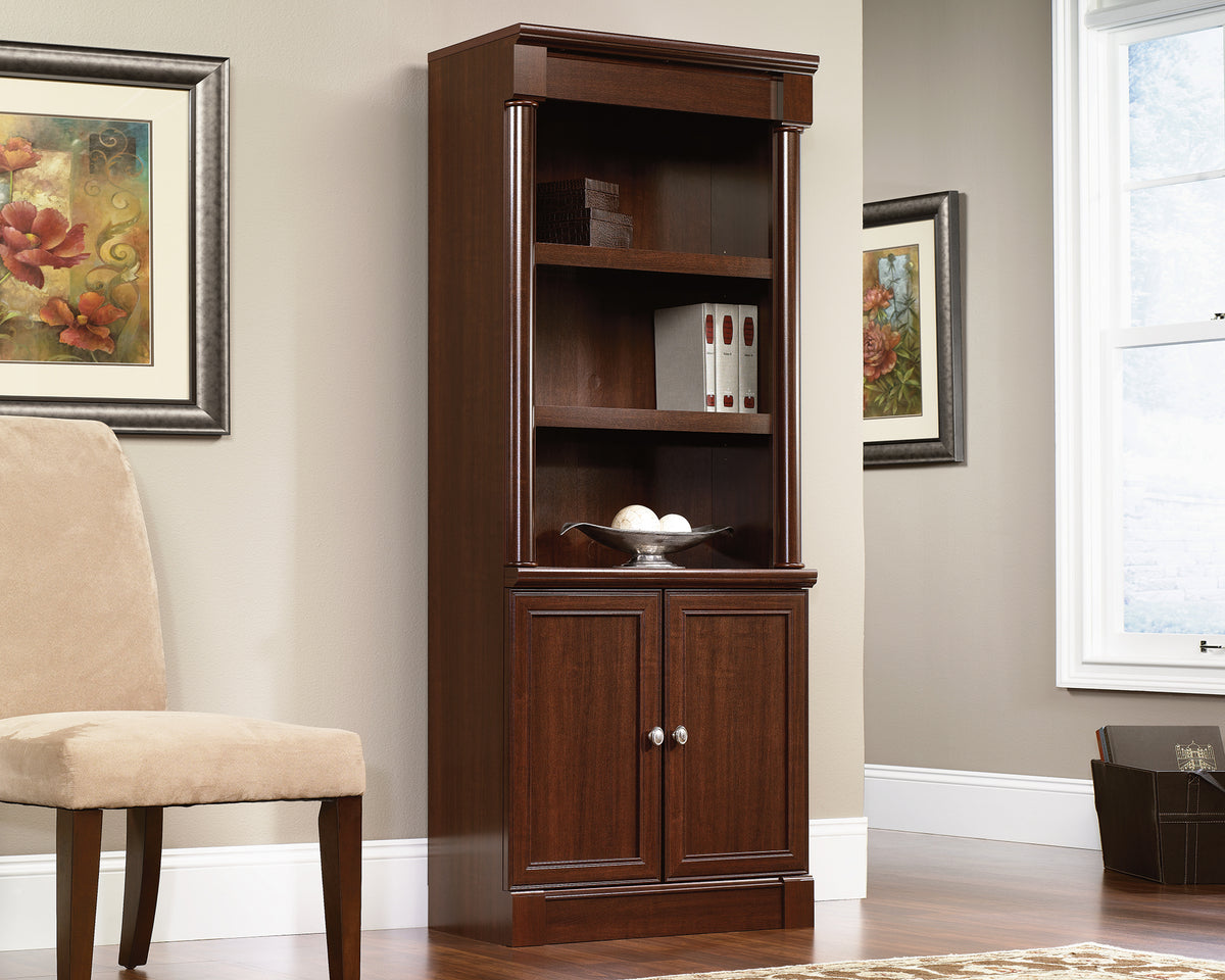 Palladia  Library With Doors Select Cherry