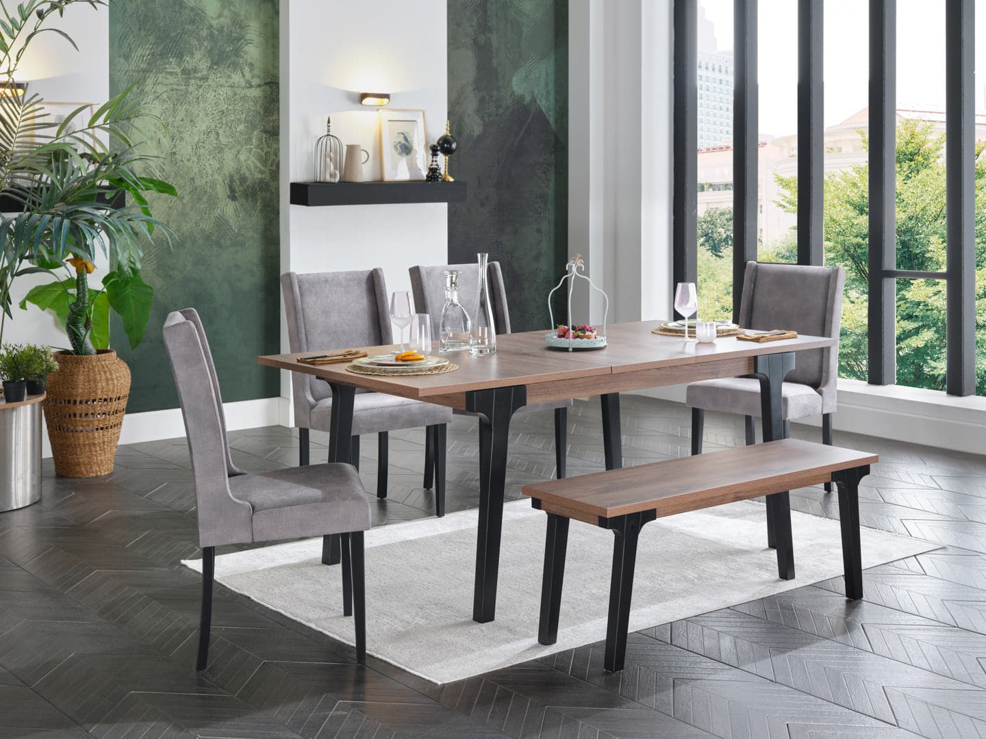 Bellona Kennedy Expandable Dining Table