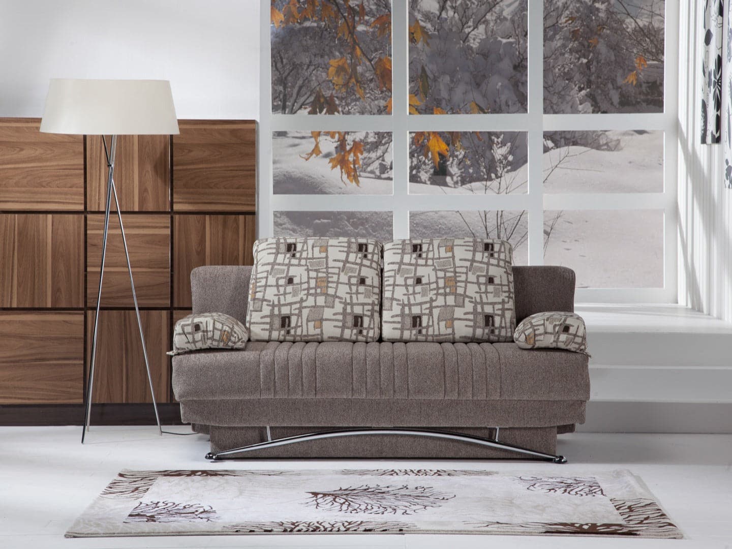 Bellona Fantasy 3 Seat Sleeper Sofa by Bellona ARISTO LIGHT BROWN