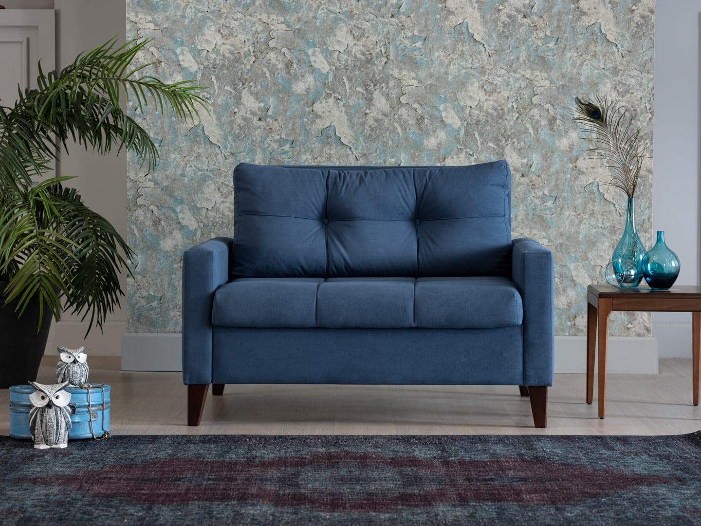 Bellona Chair And A Half by Bellona ZIGANA INDIGO BLUE