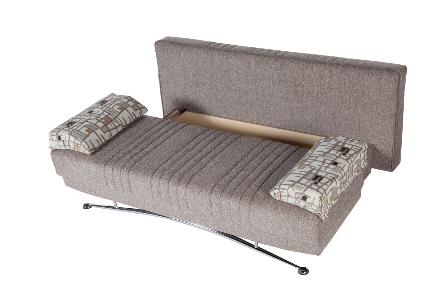 Bellona Fantasy 3 Seat Sleeper Sofa by Bellona VALENCIA GREY PLAIN FABRIC